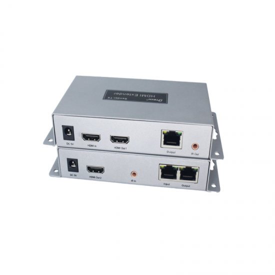 DTECH 4K HDMI Cascade Extender Via Single Cat 5e/6 Cable HDMI Extender Support IR Tx Rx Cascade Connection Receiver Transmitter DTECH 4K HDMI Cascade Extender Via Single Cat 5e/6 Cable HDMI Extender Support IR Tx Rx Cascade Connection Receiver Transmitter